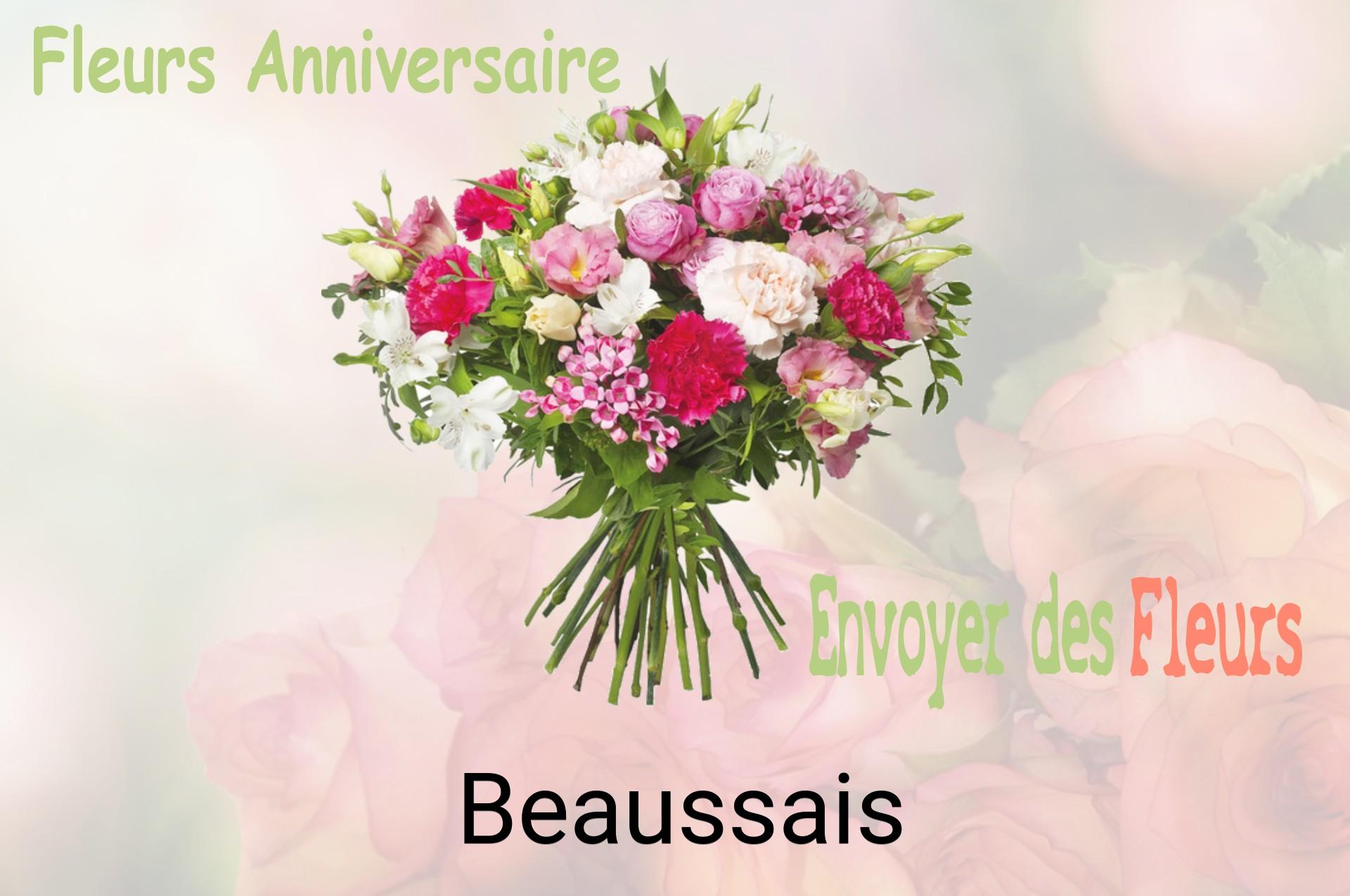 Bouquet de fleurs d’anniversaire livré à Beaussais